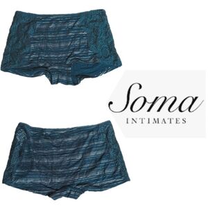 Soma Embraceable lace Geo boy shorts